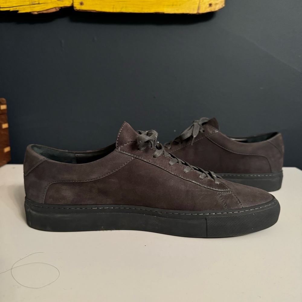 KOIO charcoal Suede Sneakers